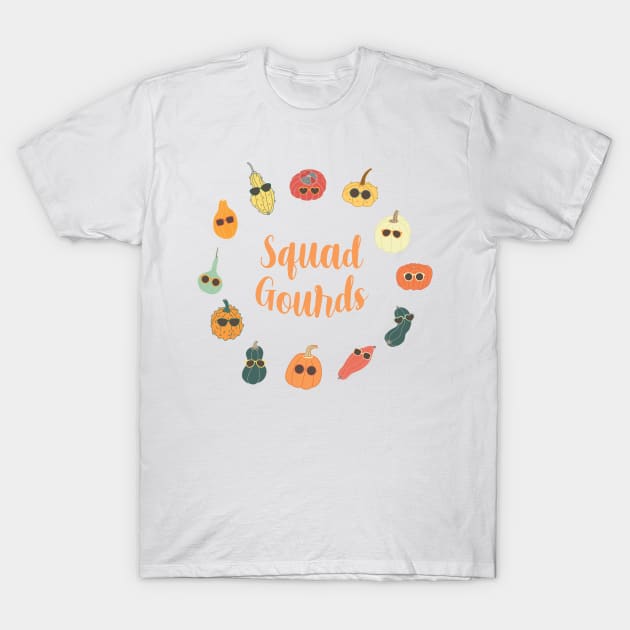 Squad Gourds T-Shirt by FlashmanBiscuit